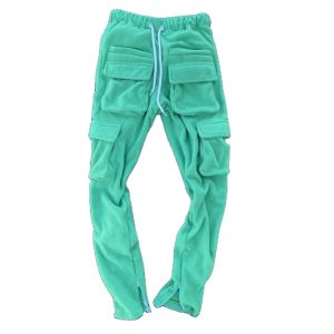 Stacked Jogger Cargo Stacked Sweatpants Men Top Selling Products Custom LOGO Men Track Pants Pocket Man