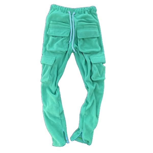 Stacked Jogger Cargo Stacked Sweatpants Men Top Selling Products Custom LOGO Men Track Pants Pocket Man