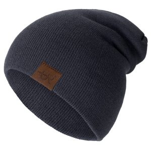 Unisex Beanie Hat URGENTMAN Casual Beanie For Men & Women Warm Soft Knitted Hat Stylish Plain Daily Winter Hat