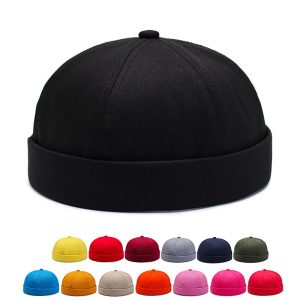 Autumn New Beanie Hat Men'S And Women'S Dome Melon Skin Hat Landlord Hat Hip Hop Street Fashion Hat Gangster Hat